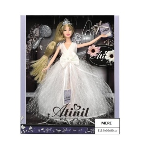 Lutka u venčanici set Atinil 069395