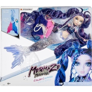 Lutka zimska sirena Nera sa perajem koje menja boju Mermaze 585404
