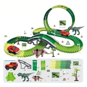 Magična staza Dino sa autićem i dinosaurusom 107110 - Img 2
