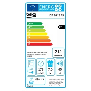 Mašina za sušenje veša DF 7412 PA BEKO ELE01691 - Img 4