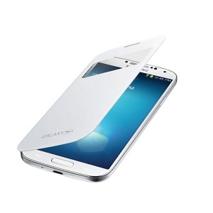 Maska sa preklopom i prozorom SAMSUNG S4, bela EF-CI950-BWE