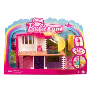Mini kuća sa žutim toboganom Barbieland 1043429