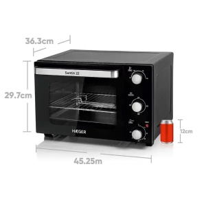 Mini pećnica sa tajmerom 22l Haeger HEOV-22B.032A - Img 2