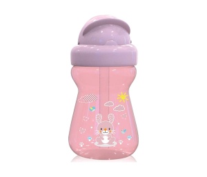 Mini Sportska Flašica Sa Slamčicom 200ml 6+ roze Lorelli Animals 10200740002