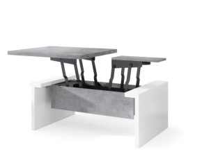 Multifunkcionalni Sto Space Belo-Sivi 1638 - Img 3