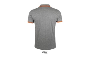 Muška polo majica sa kratkim rukavima grey melange Pasadena Men M 300.577.74.M - Img 2