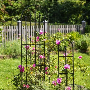 Nosač za biljke metalni 203x61cm crni Windhager WH 07454 - Img 2