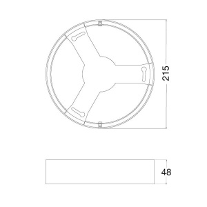 Nosač za ugradni led panel 24W i 30W Ledvance 4058075709966 - Img 3