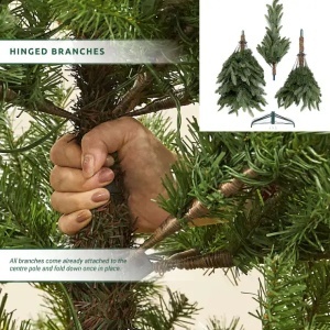 Novogodišnja jelka Nobilis fir 150cm-102cm Everlands 68.9200 - Img 3