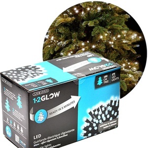 Novogodišnja rasveta Led dekor lampica za jelku visine 180cm Hladno bela 49548100