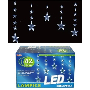 Novogodišnje LED lampice zavesa 42 komada 52-183000