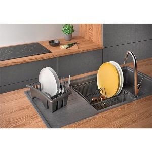 Oceđivač za sudove AquatexPlus Lava 35x30x12cm Metaltex 325526 000 - Img 3