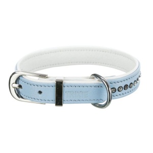 Ogrlica activ sa strasom S M 27 33cm/15mm plava