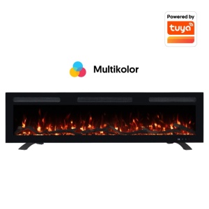Pametni električni kamin Prosto 1800W ugradni/nazidni/samostojeći multikolor 152,4x12,8x35cm