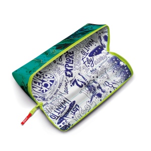 Pernica Prazna Maped 2 lica XXL Trendi 23x9x7,5cm zelena bela plava - Img 3