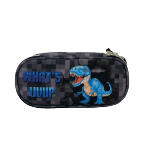 Pernica Prazna Ovalna Octopus Opc2607 Dino Blue 22x11x5cm siva