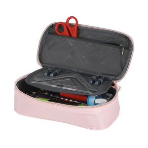 Pernica prazna Spirit My Bag 40 1 zip 23,5x6,5x12,5cm roze - Img 2