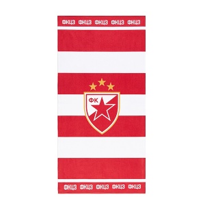 Peškir za plažu Crvena Zvezda Zvezda grb FKCZ 70x140cm
