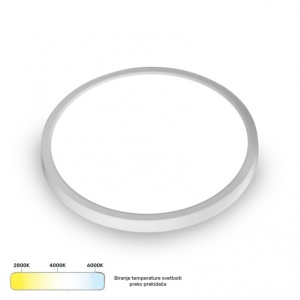 Plafonska svetiljka LED Plafonjera LV 18W 2800K/4000K/6000K bela 202162