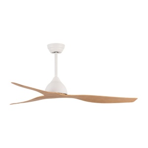 Plafonski ventilator sa daljinskim Eurolamp 132cm 30W bela/boja drveta