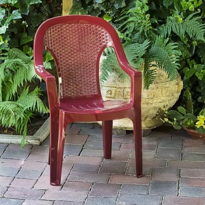 Plastična stolica visok naslon 16086 - Img 2