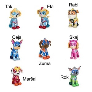 Plišana igračka Moćne Patrolne Šape 27cm Paw Patrol 48113 - Img 2