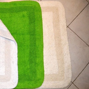 Podna prostirka za kupatilo Lux dva lica 55x85cm - bež