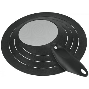Poklopac protiv prskanja ulja sa mrežicom 31 cm Sombrero crni Metaltex 206631 - Img 2