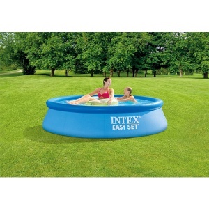 Intex Easy Set bazen 244x61 cm postavljen u dvorištu