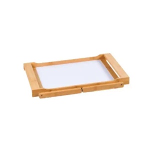 Poslužavnik za serviranje sa sklopivim nogama 59x33x24cm Bambus Kesper KSP77605 - Img 2