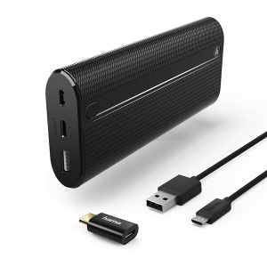 Power Bank X13 13000 MAh crni sa tip C adapterom HAMA 178984