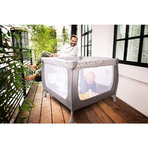 Prenosivi krevetac sleep n play SQ ngrey Hauck A059233 - Img 3