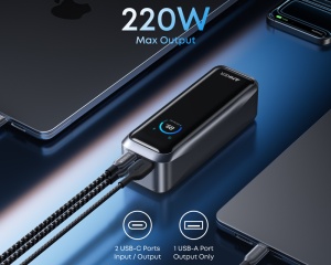 Prenosna baterija Anker Prime 20000mAh 220W za laptop crna - Img 3