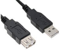 Produžni kabl E-Green USB A na A M/Ž 1.8m crni