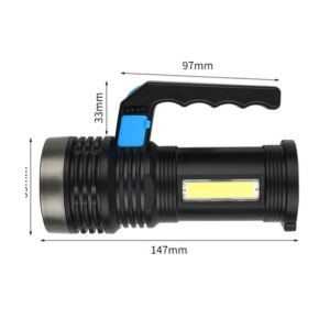 Punjiva LED baterijska lampa 3W Prosto PL8408P - Img 3
