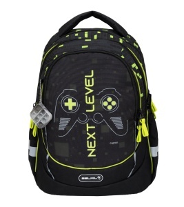 Ranac za školu Belmil Leisure plus 338-87 Neon Play 28x19x36cm