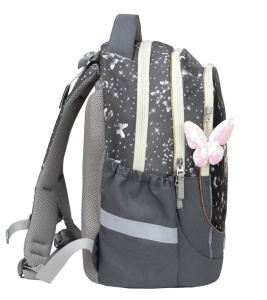 Ranac za školu Belmil Leisure plus Leisure plus 338-87 Starlight Butterfly 28x19x36cm - Img 2