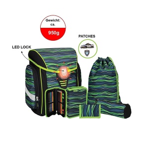 Ranac za školu Spirit Cosmo LED kopča Set TTS 407040