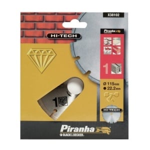 Rezna ploča Black + Decker Piranha Hi-Tech X38102 za metal,beton,kamen 115mm