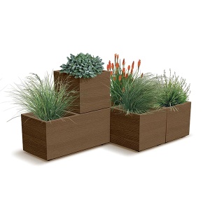 Saksija Madera Eco 60x30cm sa točkićima Prosperplast 19950 - Img 4