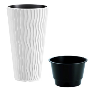 Saksija Sandy 30x52cm Bela Prosperplast PR DPSP300-S449