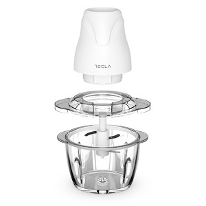 Seckalica sa staklenom posudom 400 W bela Tesla FC302W - Img 2