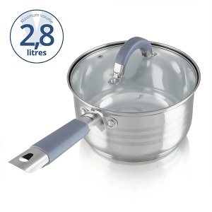 Šerpa Inox sa poklopcem 2,8L Aurora AU5581