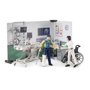 Set ambulantna ordinacija sa figurama i opremom Bruder 627119 - Img 3