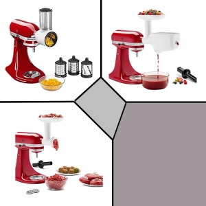 Set dodataka za stoni mikser 3u1 KitchenAid KA5KSM2FPPC - Img 5
