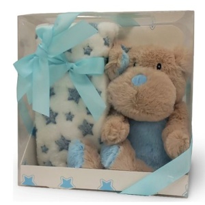 Set igračka i ćebence Dog Blue BBO 20T0149-1DOGBL