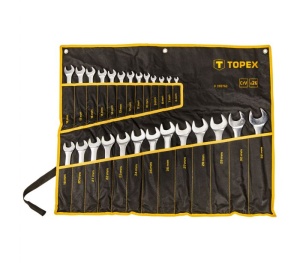 Set kombinovanih okasto-viljuškastih ključeva Premium 26 kom Topex 35D763