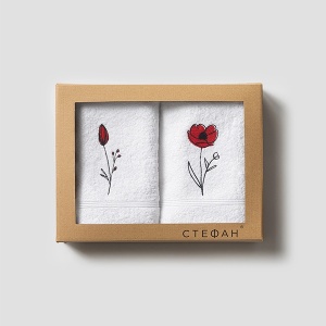 Set peškira Duet Bulka 50x100cm 400gsm bela - Img 2