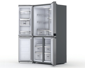 Side by side frižider Whirlpool WQ9 U2L EF, 594l, No Frost, inox look - Img 4