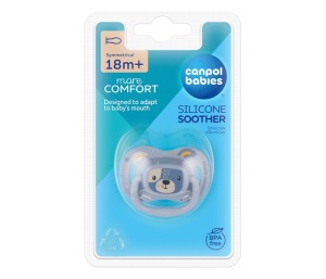 Silikonska Varalica 18m+ Plava Canpol Babies Cute Animals 34/926_blu - Img 3